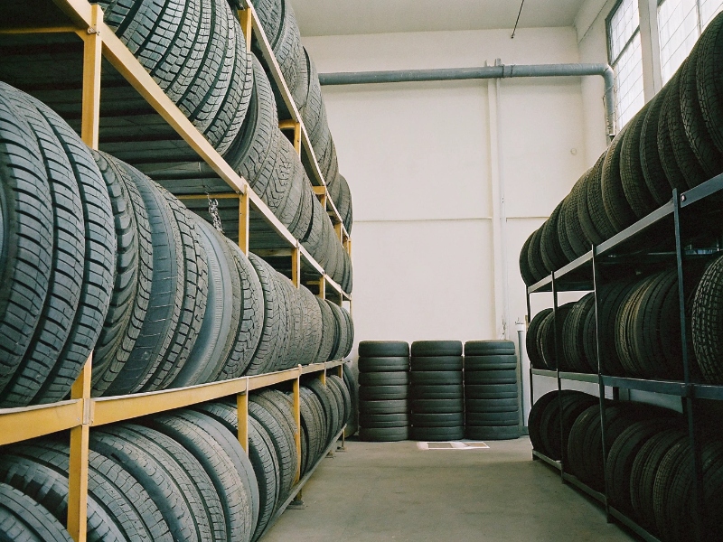 Wide selection of quality tires on display at Beltsville tire shop